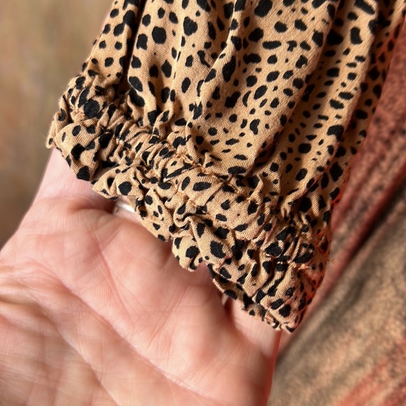 Old Navy Leopard Print Dress Mid-length - Picture 5 of 8